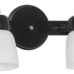 SPOT BOLZANO 2LUCES NEGRO