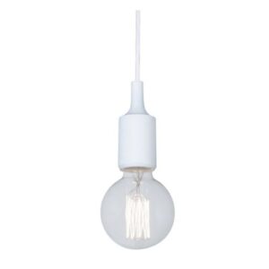 COLGANTE BLANC E27 C/CABLE TEX