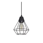 COLGANTE JAULA DIAMANTE NEGRO