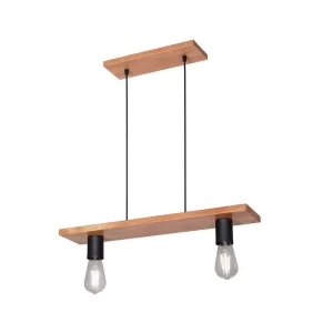 COLGANTE LUCCA 2L MADERA CL/OS