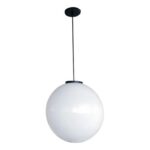 COLGANTE PVC 1/2 ESFERA BLANCO