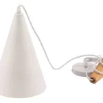 COLGANTE PVC CONO BLANCO