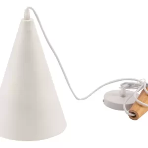 COLGANTE PVC CONO BLANCO
