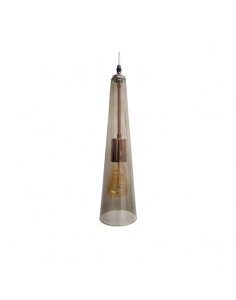 COLGANTE SUPER CONO FUME E27