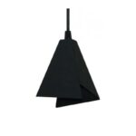 COLGANTE TRAPANI 1LUZ NEGRO
