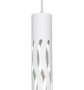 COLGANTE TUBO GU10 30CM BLANCO