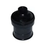 PORTALAMPARA 3 PIEZAS NEGRO