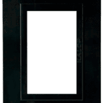 TAPA 3MODULOS LINEA ZEN NEGRA