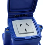 TOMA CAPSULADO 10A EXT AZUL