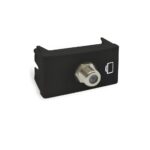 TOMA CATV PIN-FINO NEGRO