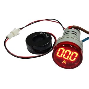 MINI AMPERIMETRO DIGITAL ROJO