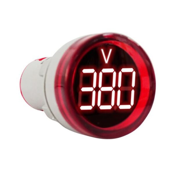 MINI VOLTIMETRO DIGITAL ROJO